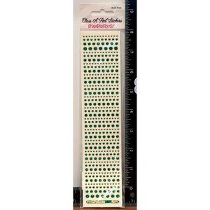 HTF RARE Stampendous! Class a'Peel Dot Sparklers Stickers Green AC672HSN
